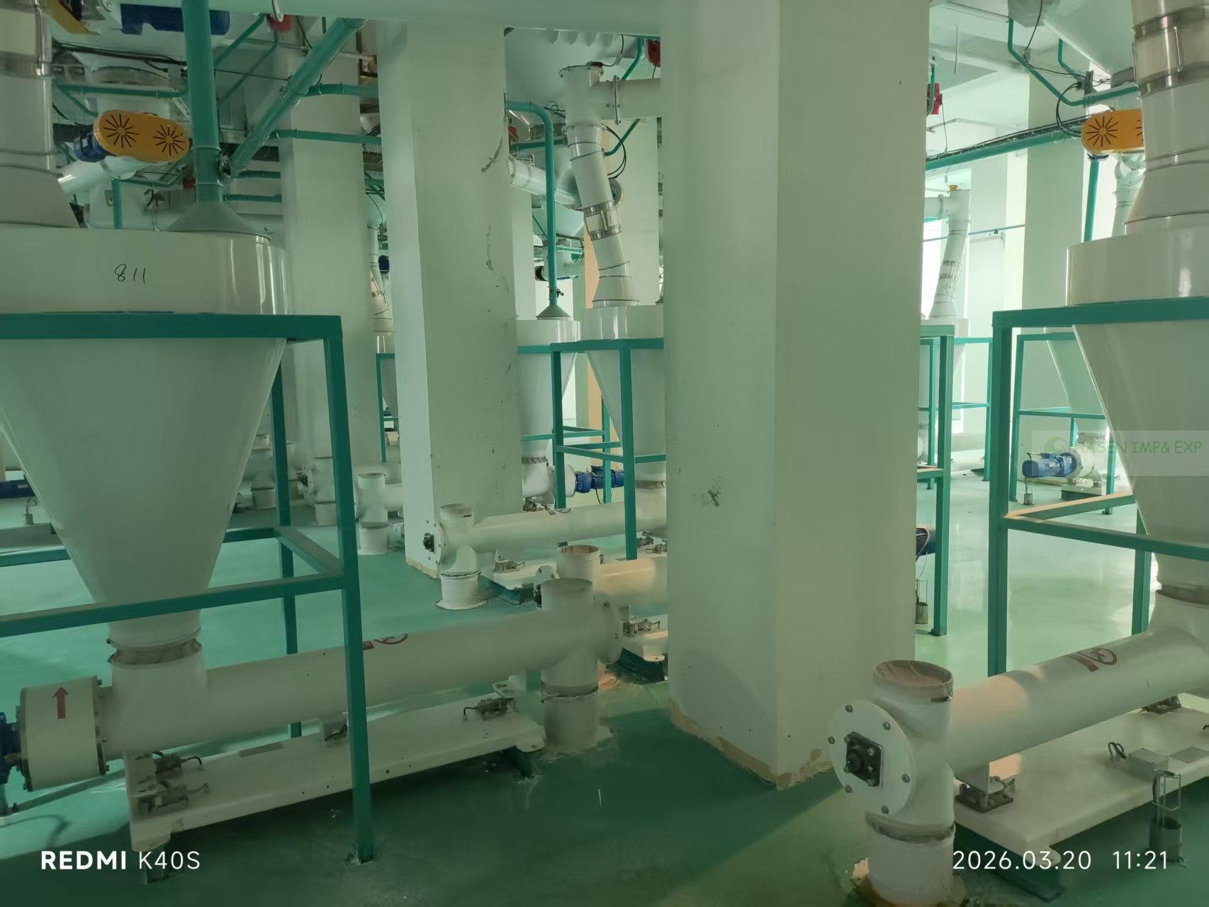 Flour packing machine,conveyor hopper-Wuxi Hasen.www.immyhitech.com