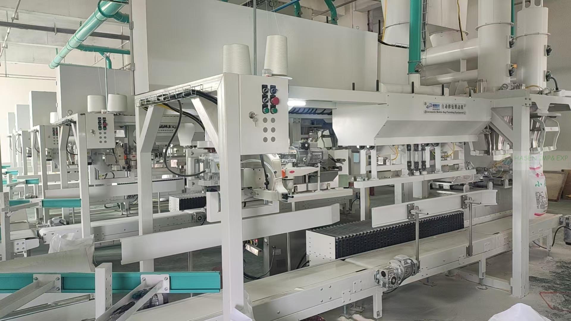 Husk packing.Flour packing machine-Wuxi Hasen,www.immyhitech.com